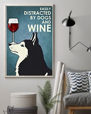 Wine And Husky Dogs 16x24 Poster lifestyle-poster-1