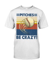 Baseball Pitches be Crazy Classic T-Shirt tile