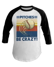 Baseball Pitches be Crazy Baseball Tee tile