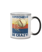Baseball Pitches be Crazy Color Changing Mug tile