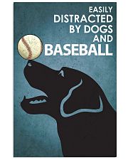 Dog Labrador And Baseball 16x24 Poster front