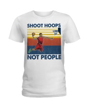 Basketball Shoot Hoops Not People Ladies T-Shirt tile