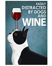Dog Boston And Wine 16x24 Poster front
