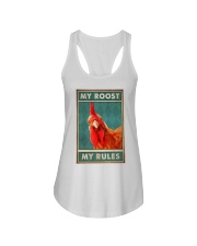 Farm My Roost My Rules Ladies Flowy Tank tile