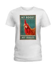 Farm My Roost My Rules Ladies T-Shirt tile
