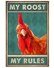 Farm My Roost My Rules 16x24 Poster front