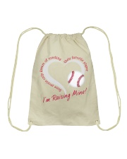 Baseball I'm Raising mine - Hoodie And T-shirt Drawstring Bag tile