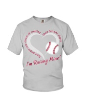 Baseball I'm Raising mine - Hoodie And T-shirt Youth T-Shirt tile
