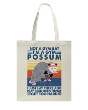 Fitness I'm A Gym Possum Tote Bag tile
