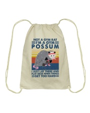 Fitness I'm A Gym Possum Drawstring Bag tile