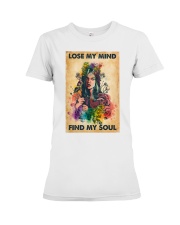 Mushroom Lose My Mind Find My Soul Premium Fit Ladies Tee tile