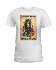 Mushroom Lose My Mind Find My Soul Ladies T-Shirt tile