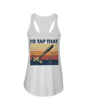 I'd Tap That Ladies Flowy Tank tile