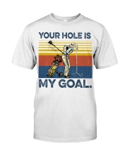 Golf Your Hole Is My Goal Premium Fit Mens Tee tile