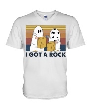 I Got A Rock V-Neck T-Shirt tile