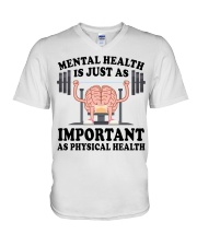 Mental Health V-Neck T-Shirt tile