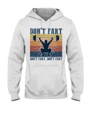 Gym Don't Fart Hooded Sweatshirt front