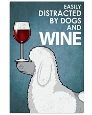 Dog poodle And Wine 2 16x24 Poster front