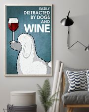 Dog poodle And Wine 2 16x24 Poster lifestyle-poster-1