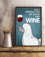 Dog poodle And Wine 2 16x24 Poster lifestyle-poster-3