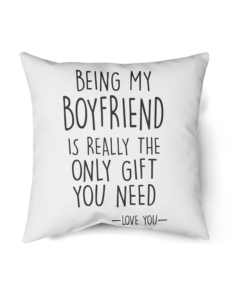 Being My Boyfriend Indoor Pillow - 18” x 18”