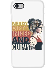 Nerdy dirty inked and curvy Phone Case tile
