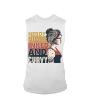 Nerdy dirty inked and curvy Sleeveless Tee tile