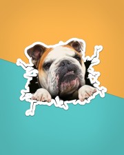 Funny bulldog breaking glass Sticker - Single (Vertical) aos-sticker-single-vertical-lifestyle-front-02