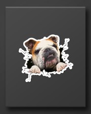 Funny bulldog breaking glass Sticker - Single (Vertical) aos-sticker-single-vertical-lifestyle-front-08