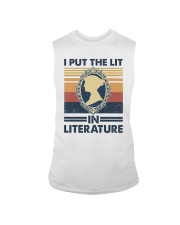 I Put The Lit In Literature Sleeveless Tee tile