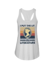 I Put The Lit In Literature Ladies Flowy Tank tile