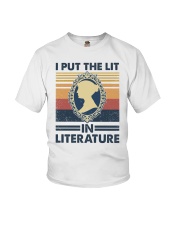 I Put The Lit In Literature Youth T-Shirt tile