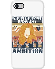 Pour yourself a cup of ambition Phone Case tile