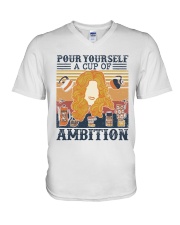 Pour yourself a cup of ambition V-Neck T-Shirt tile