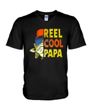 Reel Cool Papa V-Neck T-Shirt tile