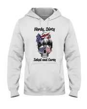 USA Nerdy Dirty Inked and Curvy Hooded Sweatshirt tile