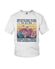 What's Part Of K2 P3 Don't You Understand Youth T-Shirt tile