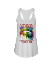 LGBTQ Pride I Am Who I Am Meant To Be This Is Me Ladies Flowy Tank tile