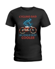 Cycling Dad Cooler Ladies T-Shirt tile