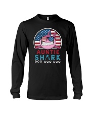 Vintage Auntie shark doo Long Sleeve Tee tile