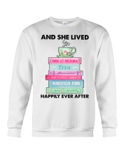 And She Lived Happily Ever After Crewneck Sweatshirt tile