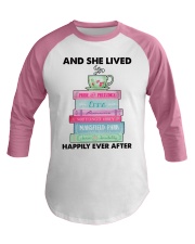 And She Lived Happily Ever After Baseball Tee tile