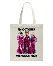 Hocus Pocus In October We Wear Pink Tote Bag tile