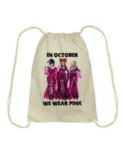 Hocus Pocus In October We Wear Pink Drawstring Bag tile