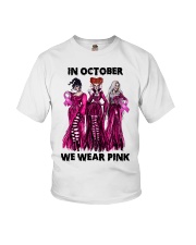 Hocus Pocus In October We Wear Pink Youth T-Shirt tile