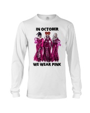 Hocus Pocus In October We Wear Pink Long Sleeve Tee tile