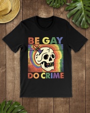 LGBTQ Pride Be Gay Do Crime Classic T-Shirt lifestyle-mens-crewneck-front-18