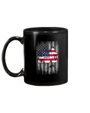 Tractor US Flag Back Mug tile