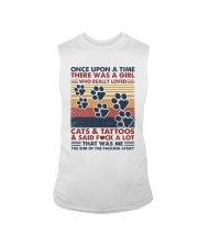 Once Upon A Time Girl Loved Cats and Tattoos Sleeveless Tee tile