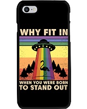 LGBTQ Pride UFO flamingo Phone Case tile